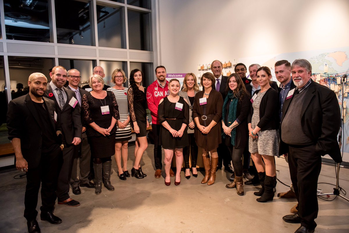 Celebrating #CAMH #DifferenceMakers last night from #PEI, #Newfoundland, #NovaScotia, #NewBrunswick! Thank you for driving change in #MentalHealth #Canada150| Read their stories at camhdifferencemakers.ca