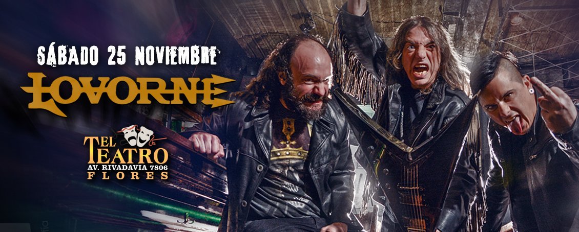 Trastornadosok's tweet photo. ♩#Lovorne
25 de Noviembre en el @TeatroFlores 🎫 https://t.co/LxwdvyuOod
