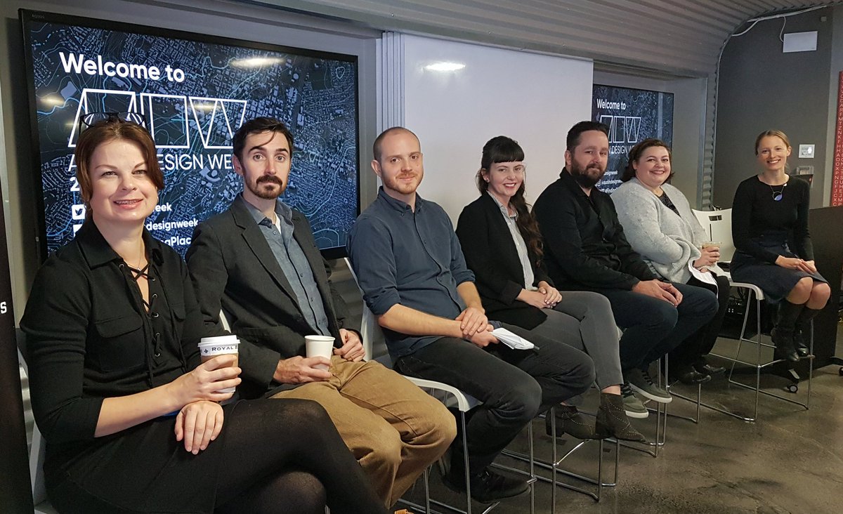 civiccatalyst's tweet photo. Happy to be moderating this fabulous panel of artists for #ADW17 #FindingPlace @axtdesignweek https://t.co/RN9RfH8g5L