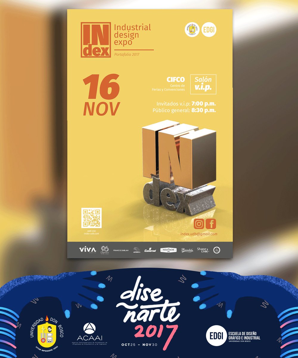 EDGI_escuelaUDB's tweet photo. #INDEX2017 #PortafolioDiseñoIndustrial #DISEÑARTE #DiversidadColectividadInteractividad #EDGI #UDB https://t.co/U7L7ca5unA