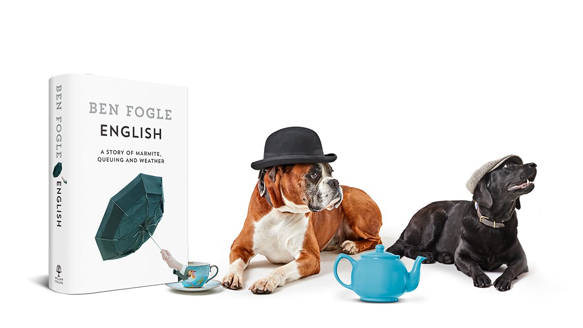 WmCollinsBooks's tweet photo. RT &amp; follow us for chance to win a #SIGNED copy of #English by @Benfogle! (dogs not included) https://t.co/uiHWAMpLgF