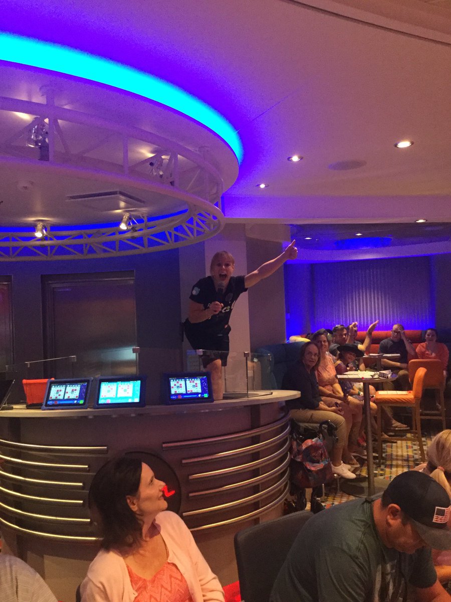 BobbyandJerry's tweet photo. Win a Cruise Bingo today at 4:00 pm, featuring the world's tiniest Bingo Host Charlotte https://t.co/WkCvlp2qIk