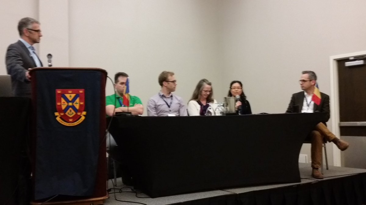 QueensPostgrad's tweet photo. #QueensCBME panel--learning from our program leaders.  Don't  do it alone! Partnership between #CBME lead and PD crucial. https://t.co/dXYqan8dNX