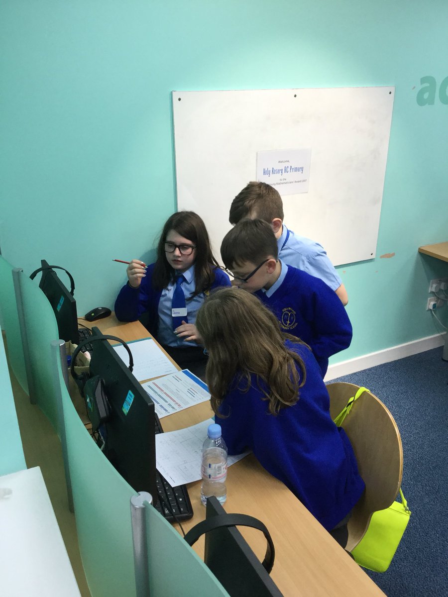 HolyRosaryRC's tweet photo. Our maths team at the National Young Mathematicians Awards 2017... first round!! Wish us luck!! #explorelearning #mathsathletes https://t.co/ry4ZabP3u8