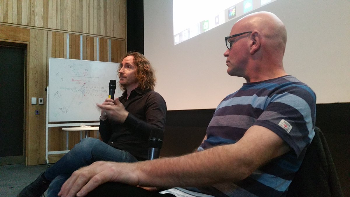 itsandyconway's tweet photo. Justin Edgar gave a great talk about his career in film and the current state of indie filmmaking to BCU students yesterday. With #BFilmicro's Paul Green. @BCUEnglish https://t.co/EEawRjczP5