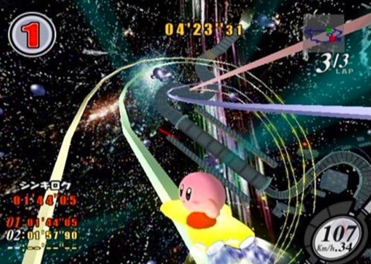 lastbossmonster's tweet photo. "Prepare for fast and furious racing action as #Kirby hits Warpstar speed!" -Back of Box (#KirbyAirRide, 2003)
#GameCube #Nintendo #HALLaboratory #MasahiroSakurai #AirRide #DreamLand #KartRacing #Racing #KingDedede #CheckerKnights #LastBossMonster #NebulaBelt https://t.co/1CBpirjZP9