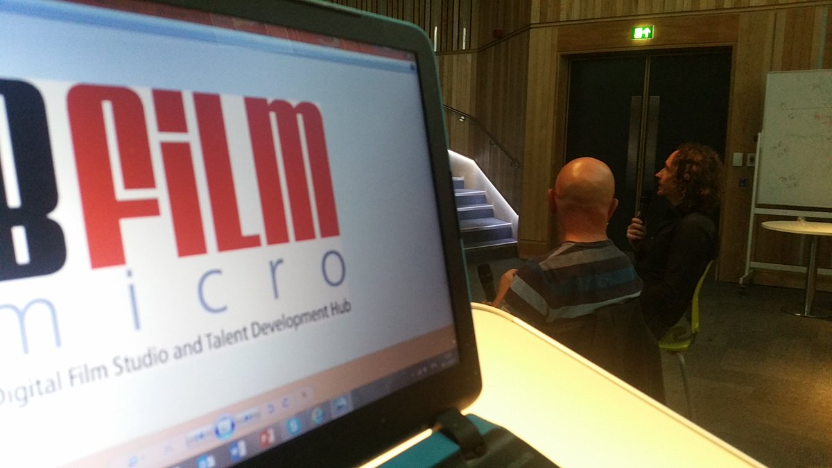 itsandyconway's tweet photo. Justin Edgar gave a great talk about his career in film and the current state of indie filmmaking to BCU students yesterday. With #BFilmicro's Paul Green. @BCUEnglish https://t.co/EEawRjczP5