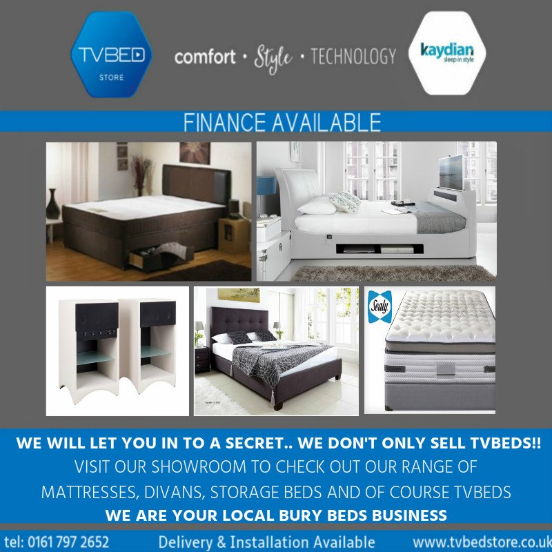 tvbedstore's tweet photo. Did you know we have a showroom? Not only do we have on display the largest selection of TV Beds in the UK we also sell Divans &amp; Mattresses https://t.co/Esj4WjDhh3