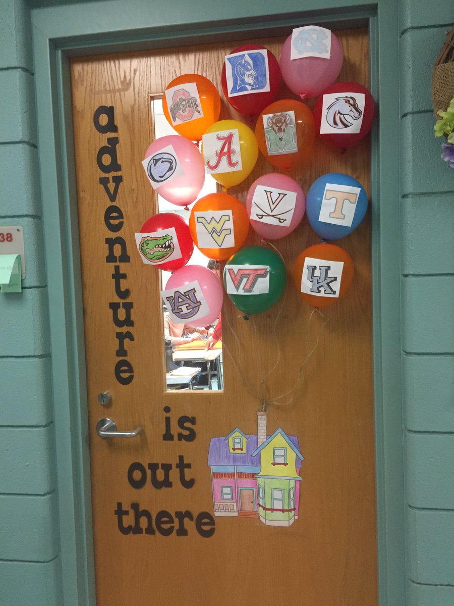 CMHS_Academies's tweet photo. More decorated doors!!! #collegeexplorationweek @CFWV @CabellMidland Winner will be announced this afternoon!!! https://t.co/b2gPQYL5cV