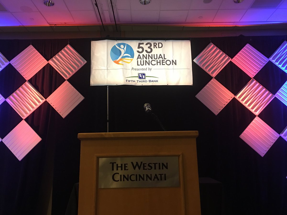 CincyCAA's tweet photo. The big day is here! CAA’s 53rd Annual Luncheon #CAA2017 #AprilRyan #InspiringDreamsImprovingLives https://t.co/FAIbKzLFZW