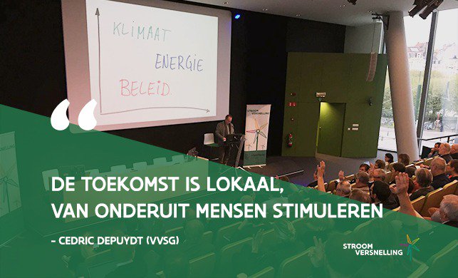 StroomversnelVL's tweet photo. Alleen gaat het niet, het moet samen met burgers @vvsg #stroomversnelling https://t.co/shnbx0mGn0