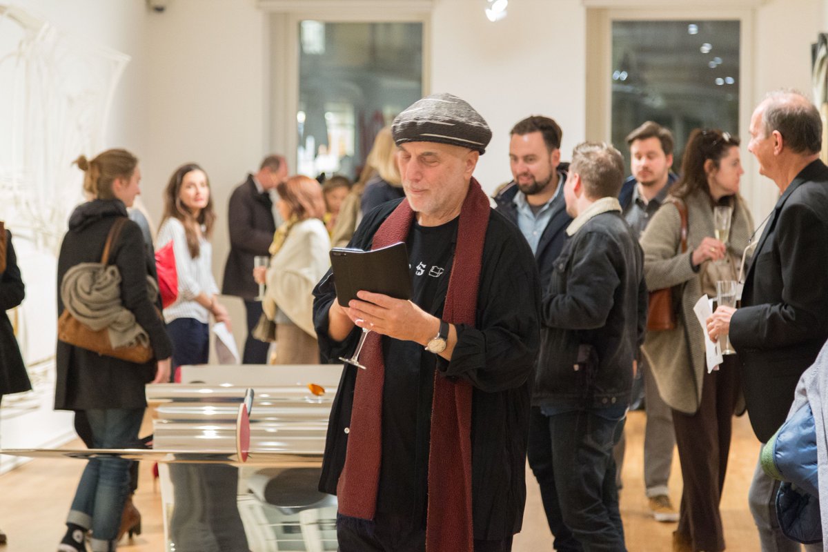 GrobGallery's tweet photo. Some images from the opening of "Beautiful, Useful, Love" showcasing #RonArad designs, @GrobGallery. Exhibition lasts until 09.02.2018. You are welcome! https://t.co/lR3PpAKD20