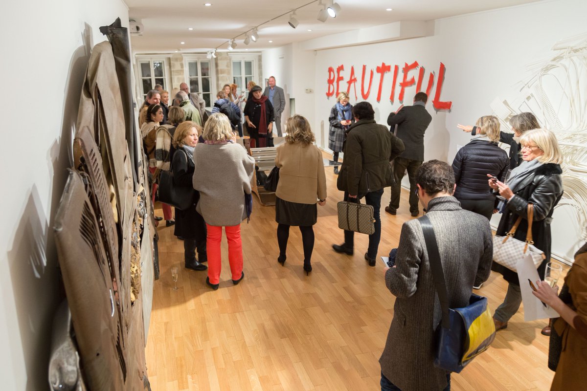 GrobGallery's tweet photo. Some images from the opening of "Beautiful, Useful, Love" showcasing #RonArad designs, @GrobGallery. Exhibition lasts until 09.02.2018. You are welcome! https://t.co/lR3PpAKD20