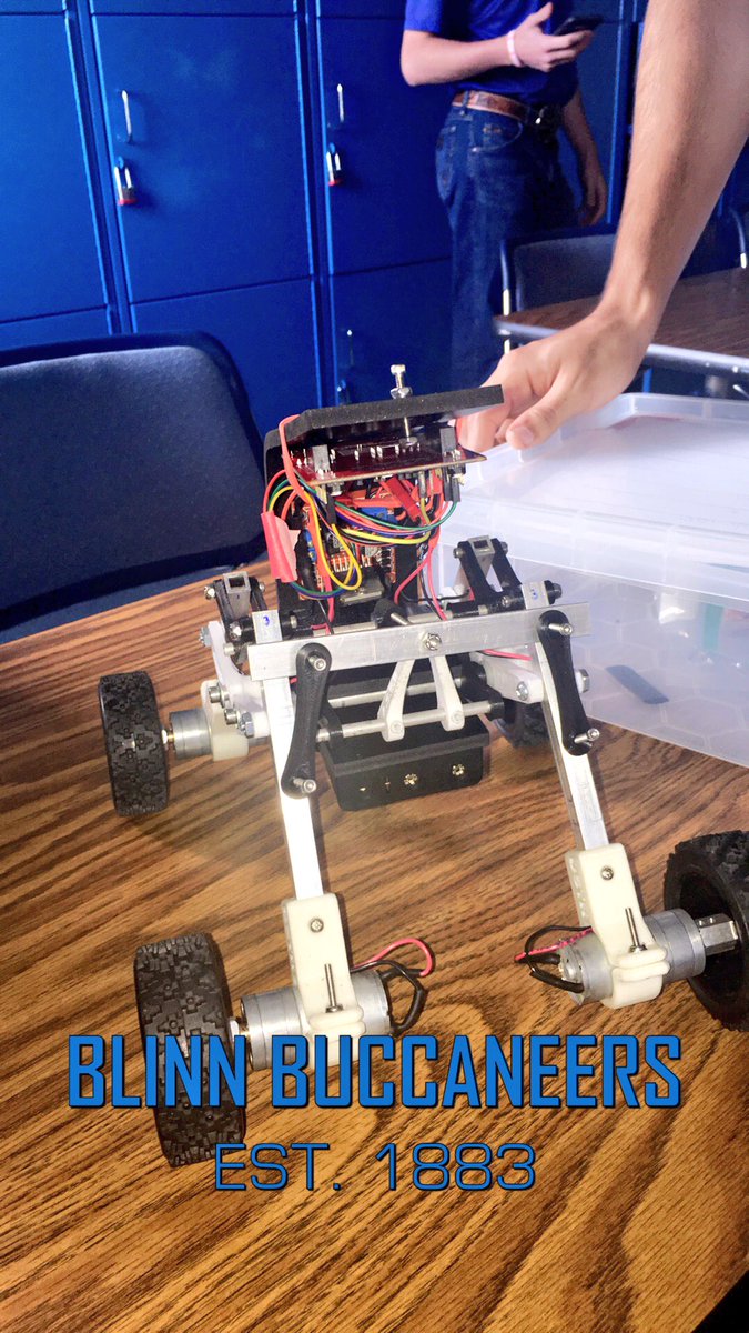 BlinnCEngineers's tweet photo. Thank you for subscribing to updates, to see our invention develop into KiTT, the DSTR Robot. Due to the helping hand of the @BlinnEngineer department and the skillful @blinngineer it has made this project possible. Also, #ThanksTSTAR #ThanksMISL #ThanksMXET
#280CharacterTweet https://t.co/bmnSNI8oIB