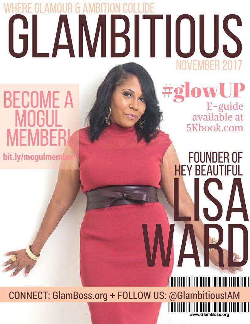 LisaWardInspire's tweet photo. Grateful to be on the cover of Glambitious magazine! #Glambitious #Glamorous #Ambitious https://t.co/tr5y9IZ4ya