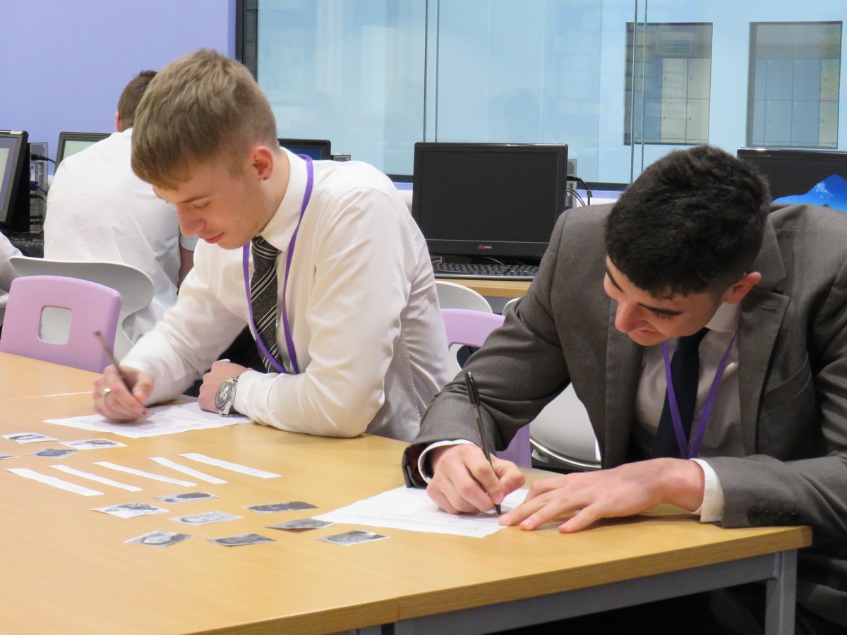 HarrogateHigh's tweet photo. Year 12 A'Level Psychology students have been out and about investigating human behaviour in school  today. Students from year 7 upwards volunteered to take part in the experiments, giving them experience of what it's like to be a participant in a psychology experiment. https://t.co/MVmQ2EPPKh