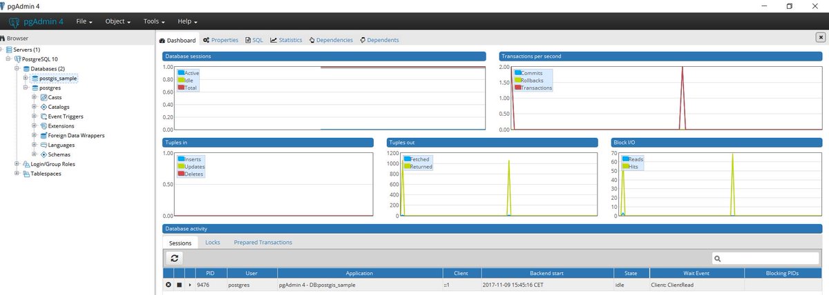sitdifrance's tweet image. Ouah la claque graphique sur #PGAdmin4 ! Bravo @PostgreSQLFR et toute la communauté #Postgresql10 #Postgresql #Database #Basededonnées #ergonomie #ihm