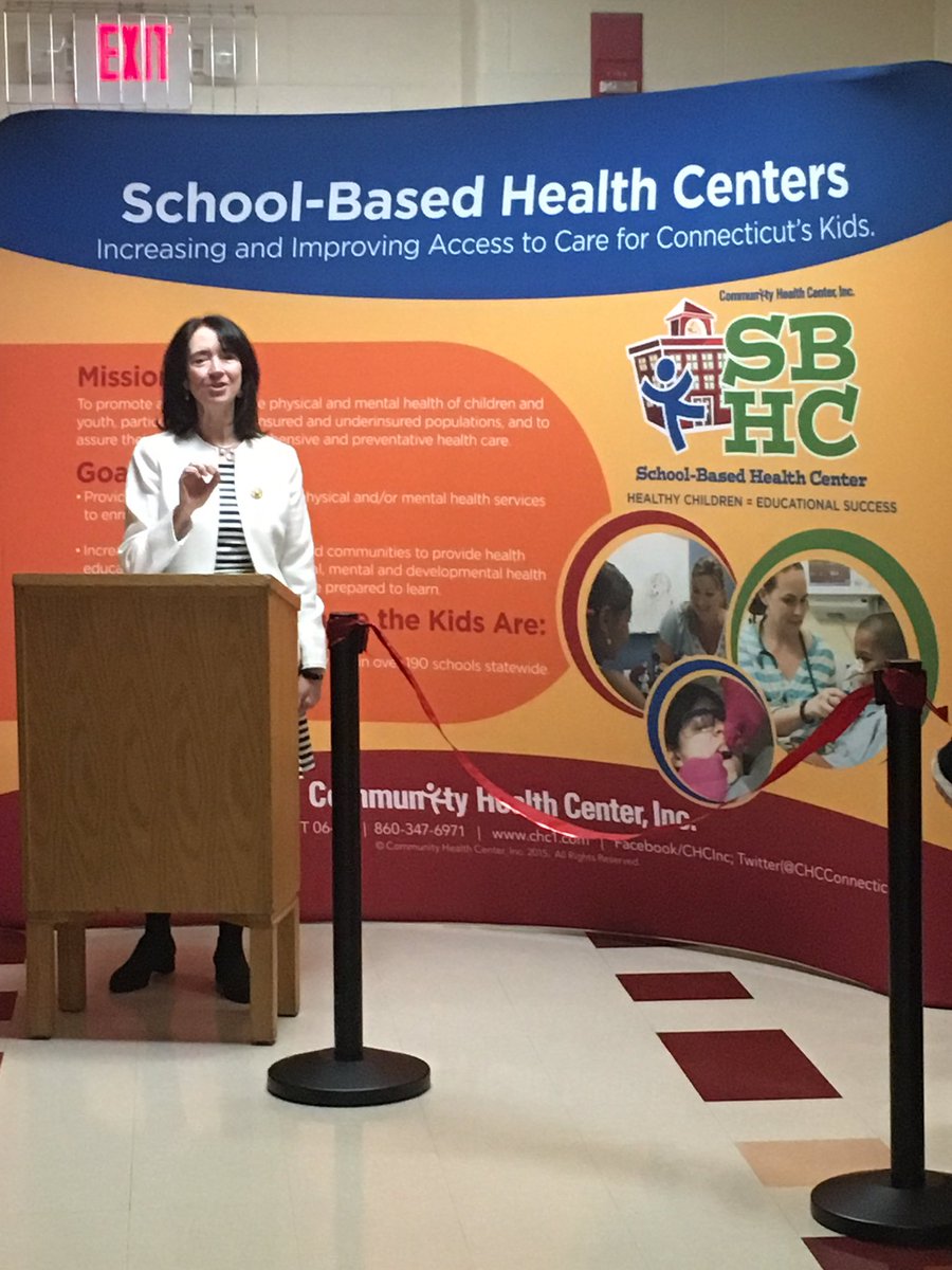 PoisonIvers's tweet photo. "School-Based Health Centers are where we get to identify health issues children may be facing early." @CHCConnecticut #PearsonMiddleSchool https://t.co/wGIKUl1Rms