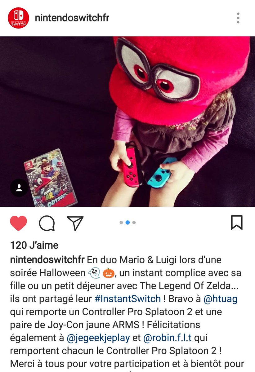 JeGeekJePlay's tweet photo. Je n'y croyais pas et pourtant. Hier @NintendoFrance m'annonce que je gagne un Controller Pro #Splatoon2 au concours #InstantSwitch 

Déjà reçu aujourd'hui ! Merci pour la rapidité 😍 https://t.co/tFM5blAnYW