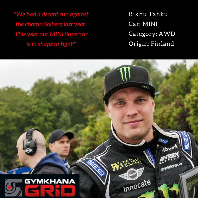 GymkhanaGRID's tweet photo. Up next, @rikutahko 
#GGdriverprofiles https://t.co/cKeRgz9Kk1