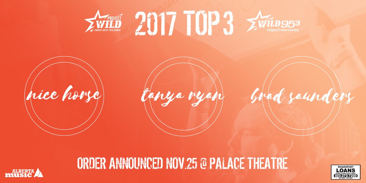 Top 3 Announced! Congratulations <a href="/iamBradSaunders/">Brad Saunders</a> @tanyaryanmusic <a href="/nicehorsemusic/">Nice Horse</a> . Order will be announced Nov 25 at the Finale!
