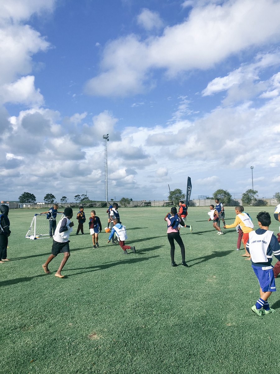 GitaCarroll's tweet photo. Great Sport for Good day out in East London with @Laureus_sa - joined by kids from the local programmes all benefiting from the great sport for dev programs they support! https://t.co/pWR6b9Ra4J