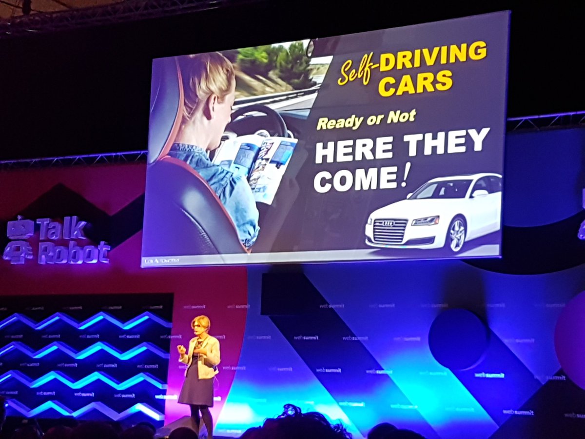 CavinatoGiulia's tweet photo. #SelfDrivingCars #websummit2017 https://t.co/QcboJi8XmK