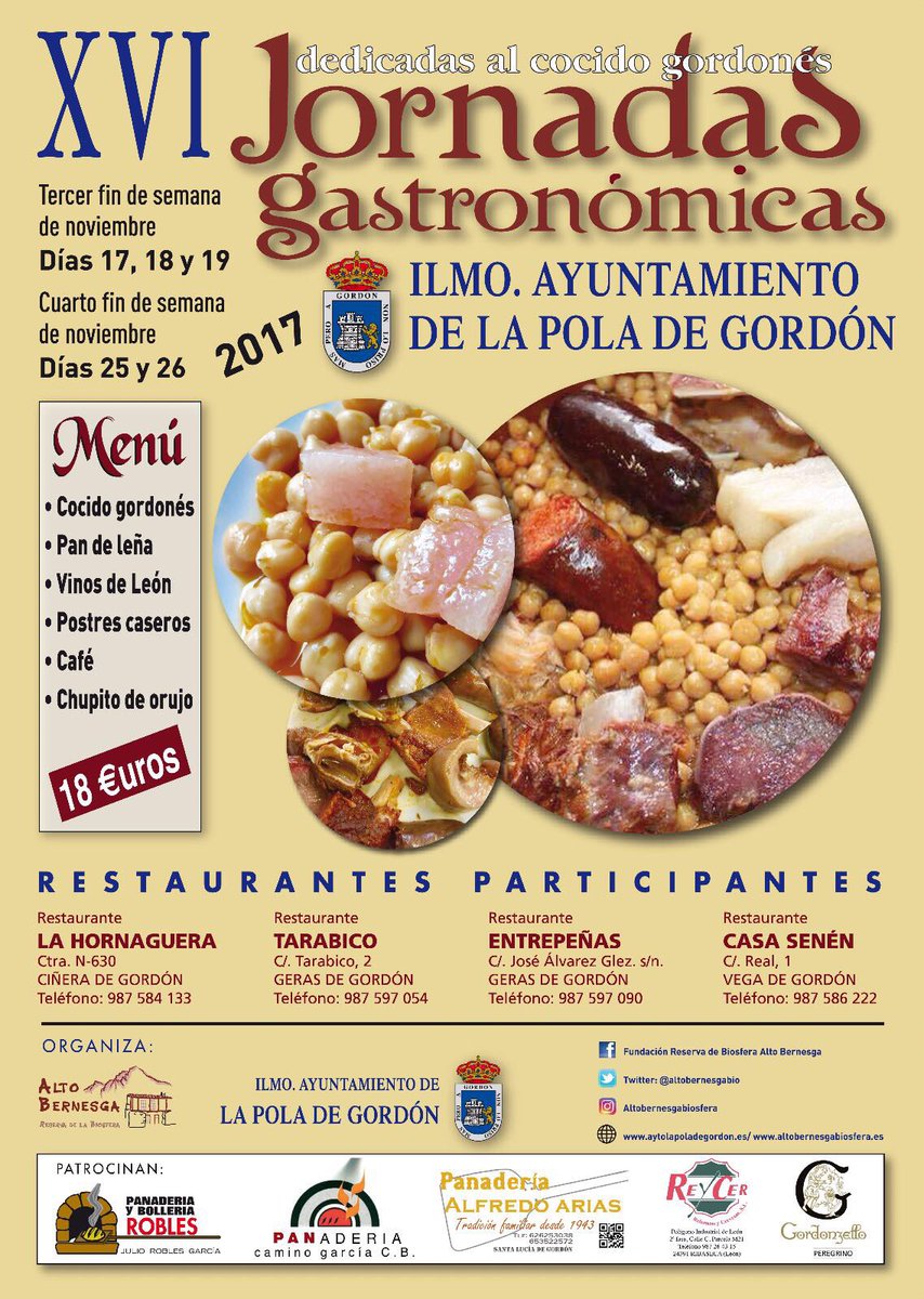 altobernesgabio's tweet photo. Jornadas gastronómicas #cocido Gordones @altobernesgabio #ReservaBiosfera https://t.co/Y5j81qMHXq