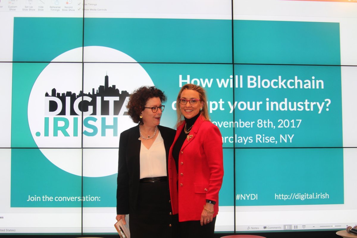 ixt_global's tweet image. Our COO &amp;amp; President, @CristinaDolan, spoke on #blockchain at the @DigitalIrish event. ow.ly/jgqL30gslyp #iXledger