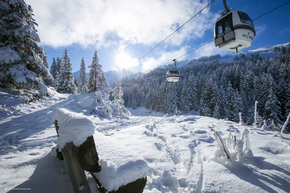 courchevel's tweet image. Landscape of the day 😳 [ #Courchevel - 09/11/17 ]