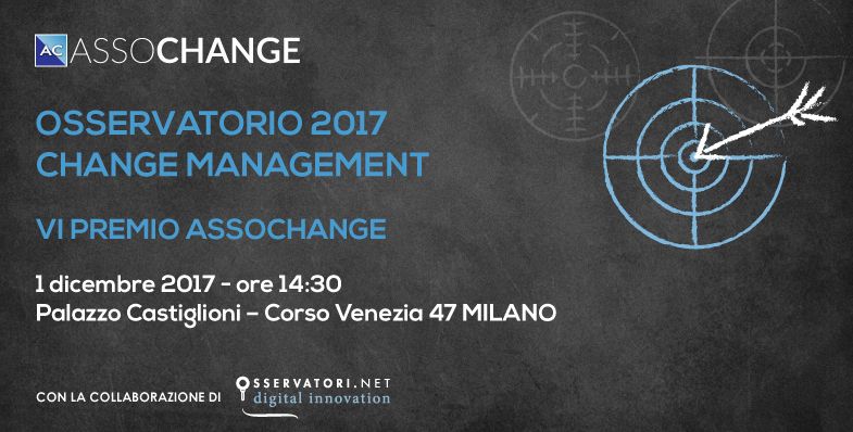 assochange's tweet photo. 1/12 #Assochange: risultati Osservatorio sul Change Management consegna del VI Premio Assochange. Info: segreteria@assochange.it https://t.co/nd0TQq2vYX