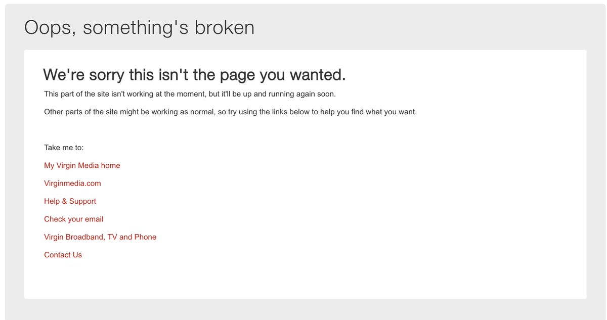 gcreativeuk's tweet photo. @virginmedia I just get this https://t.co/Xx8OklT9am