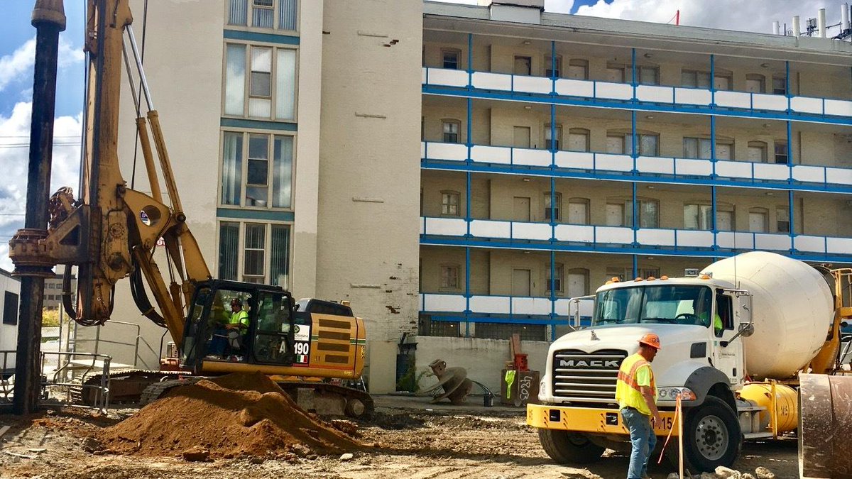 TheIronworkers's tweet photo. McCrossin Foundations started drilled shaft and excavation support work for the 3407 Forbes Avenue Apartments. #StronginEveryDirection https://t.co/x8HJE4umGM
