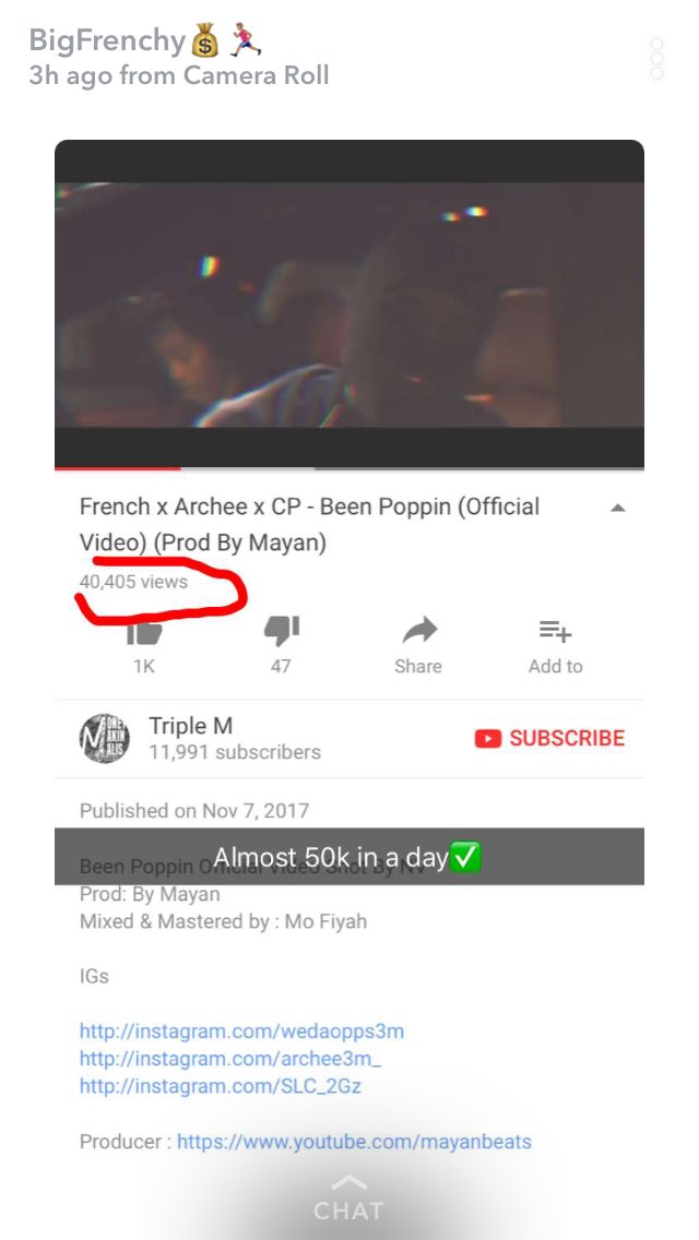 Frenchy3M's tweet photo. Been Poppin Out Now 50K in One Day #TripleEverything ๐๐๐ ๐พโ
https://t.co/B1A7d662Fg #ClenotCleveland๐๐ https://t.co/EGCg82FI8P