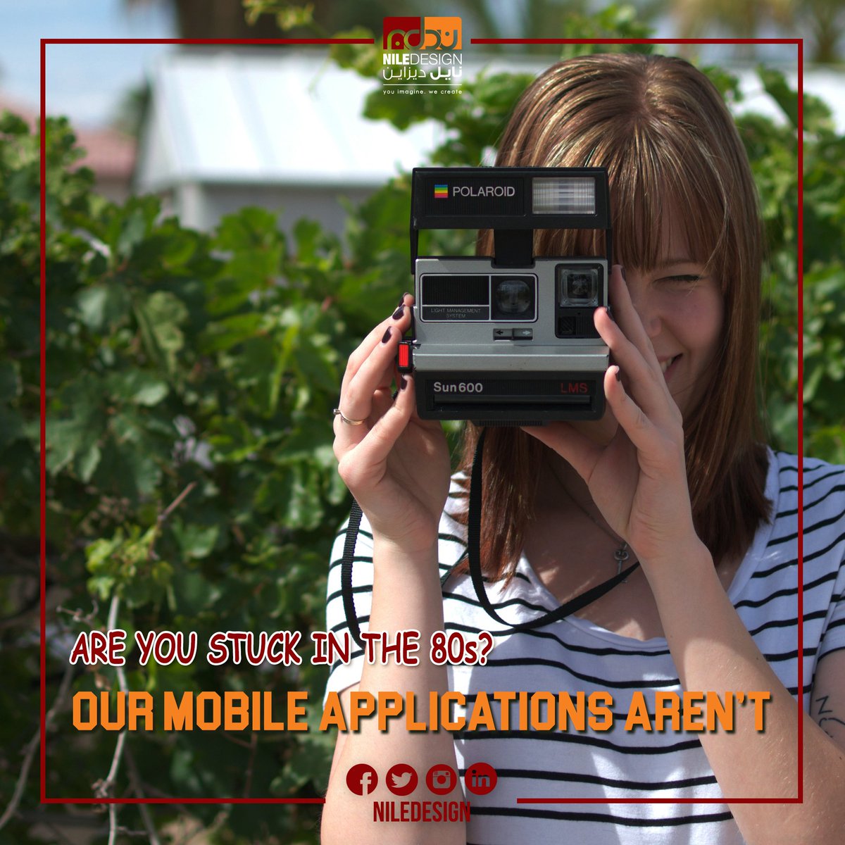 niledesign's tweet photo. ARE YOU STUCK IN THE 80s?
OUR MOBILE APPLICATIONS AREN'T
From Design to Development our Creativity and Technology Make Your Dream Mobile App a Vivid Reality.
Contact us:
+201002052266
hello@niledesign.com
#mobile_application #niledesign #iphone #samsung #iOS #android #apple https://t.co/YdnpWNJJ4u