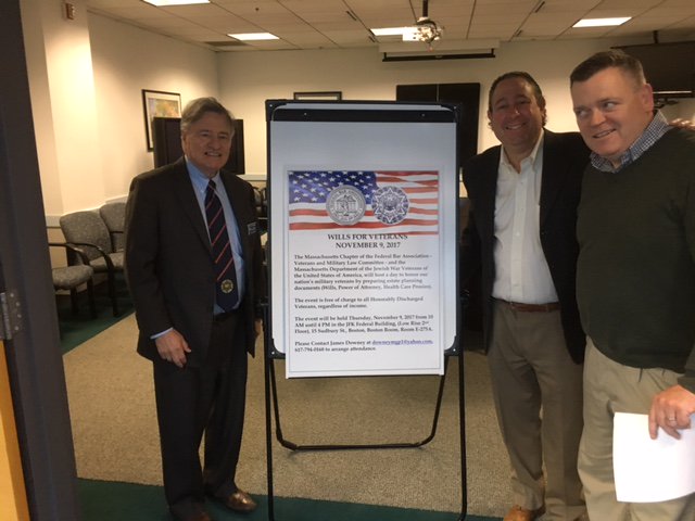 RIW Trusts &amp; Estates attorney Bill Friedler spends the day donating time to help local veterans understand estate planning issues #estateplanning #boston