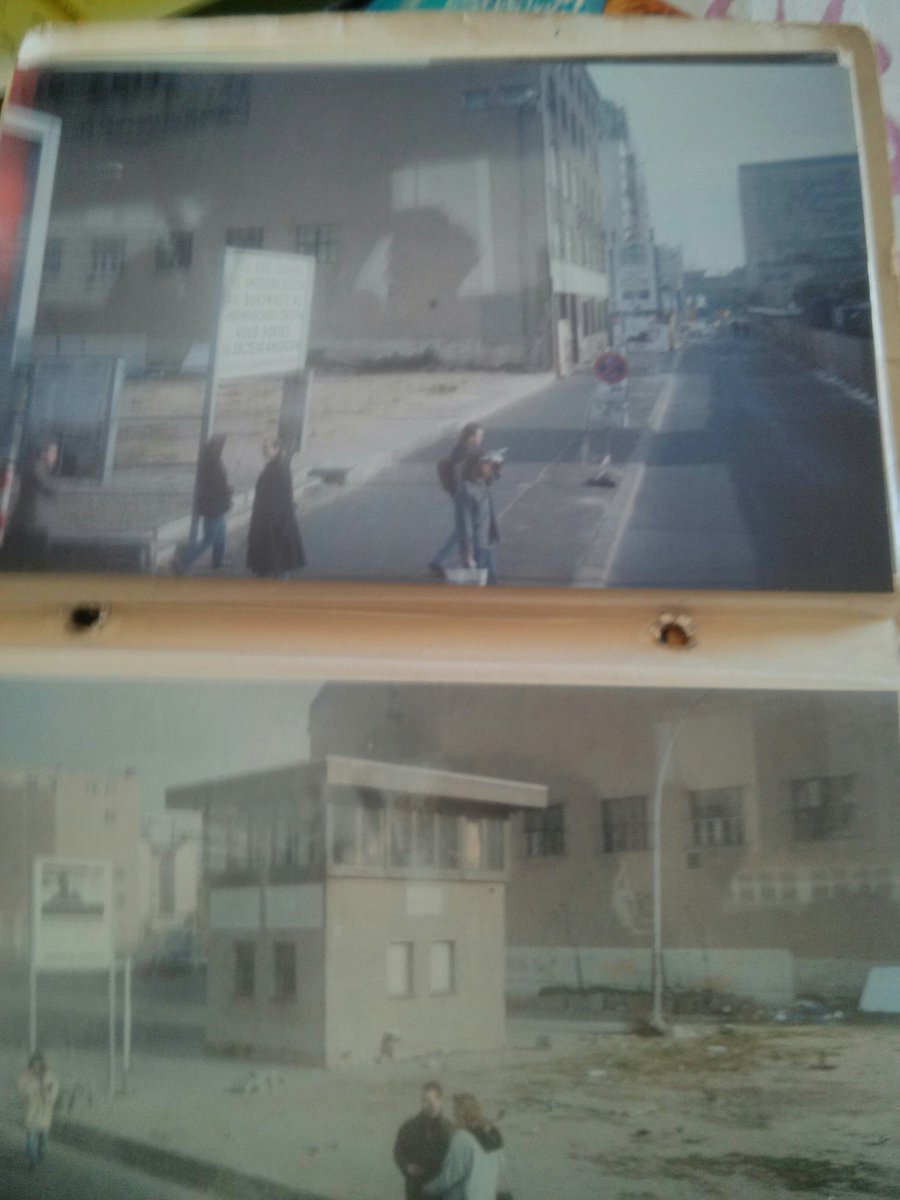 karaikudy's tweet photo. Amazing day!! 11/9!! BERLIN WALL CAME DOWN today 1989!!! Lead to fall of communism!! "WORLD IS FLAT" Initiated!
I Thank Pope John Paul, Lech Walesa! Reagan, Gorbachev, Khol. Maggie!!
My salute #Checkpoint_Charlie 1994! https://t.co/9B1WAFjSuM