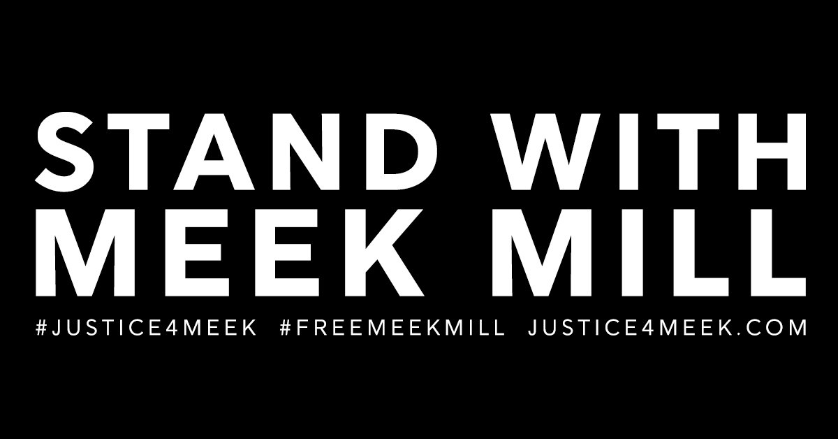 Due to an enormously grave miscarriage of justice, we ask you to read and sign the petition for <a href="/MeekMill/">MeekMill</a> on <a href="/Change/">Change.org</a>.org: Justice4Meek.com #FreeMeekMill #Justice4Meek