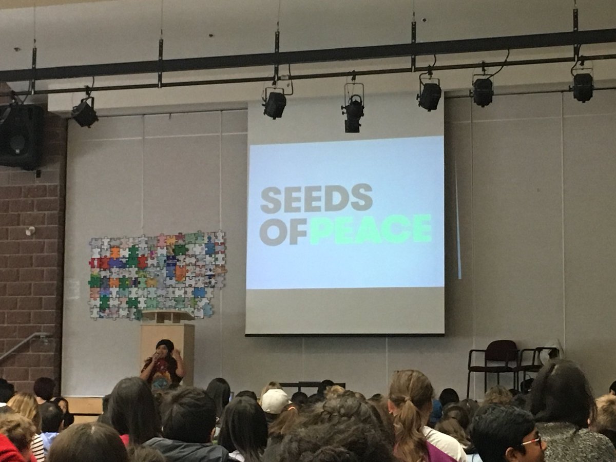 MissNaqi's tweet photo. Sowing the seeds of peace at the Peace Tree Conference - Positivity, Equality, Attitude, Character, Empathy #yrdsbfnmi @YRDSB https://t.co/RmRprgj93s