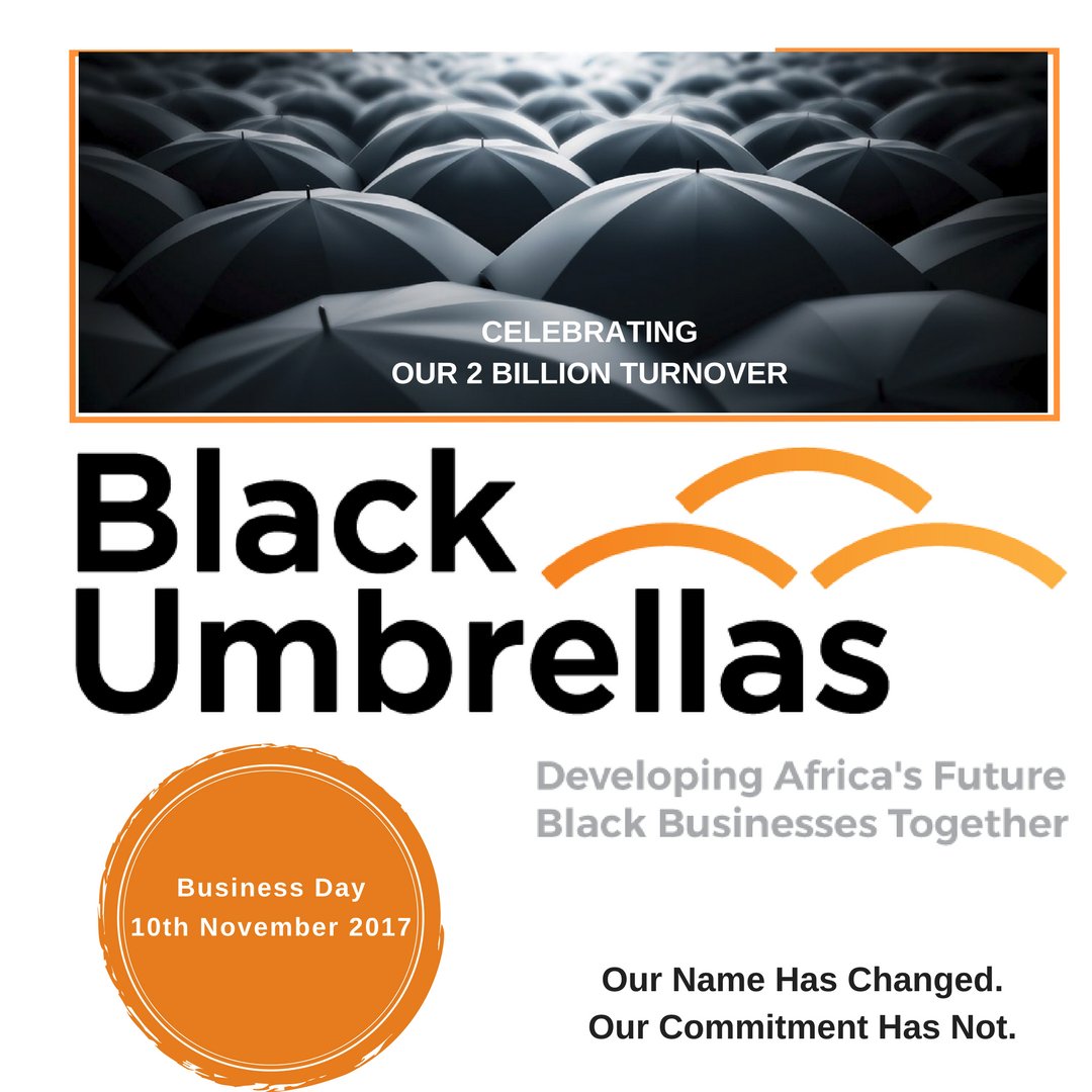 sblackumbrellas's tweet photo. Please make sure to get your copy of the Business Day newspaper tomorrow, 10th November and find out how we have assisted SMEs reach their full potential. Our clients have generated a collective R2 BILLION turnover. #R2billion #BlackBusinesses https://t.co/yhMB70RBSP