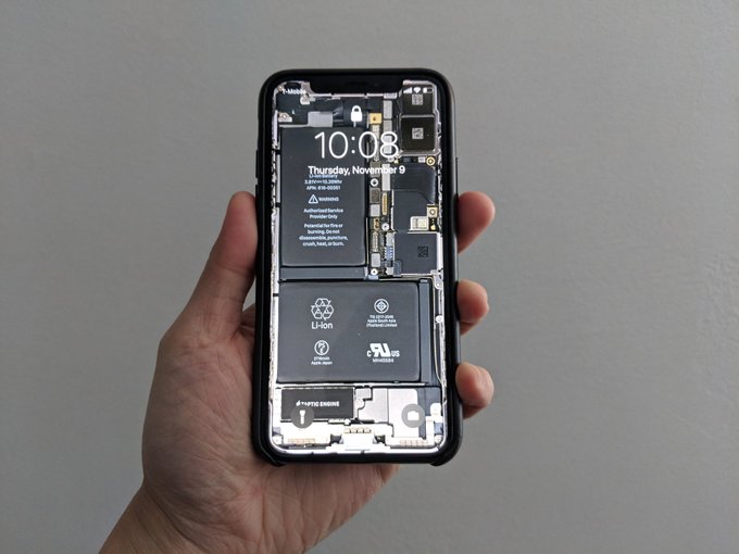 iFixit releases incredible see-through iPhone X wallpapers | Mashable