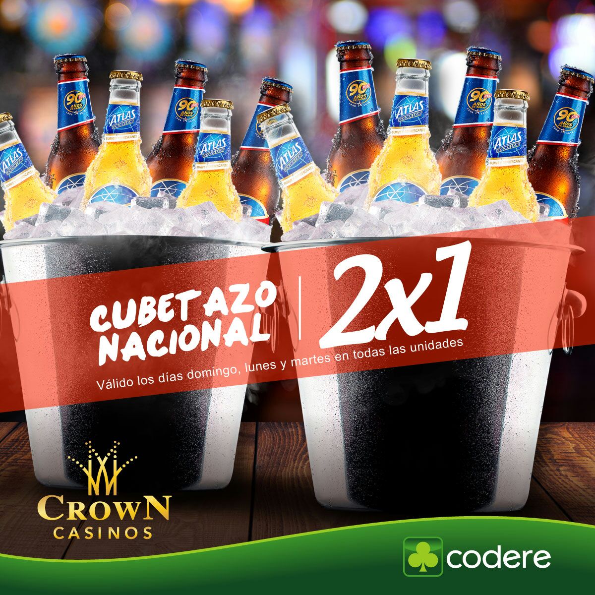 Holipanama_'s tweet photo. 🍺 #Domingo #Lunes #Martes de CUBETAZO NACIONAL 2X1🍻 #anivelnacional ✔✔✔😎 @crowncasinospty
¡Te esperamos! https://t.co/sCZKdQKs9H