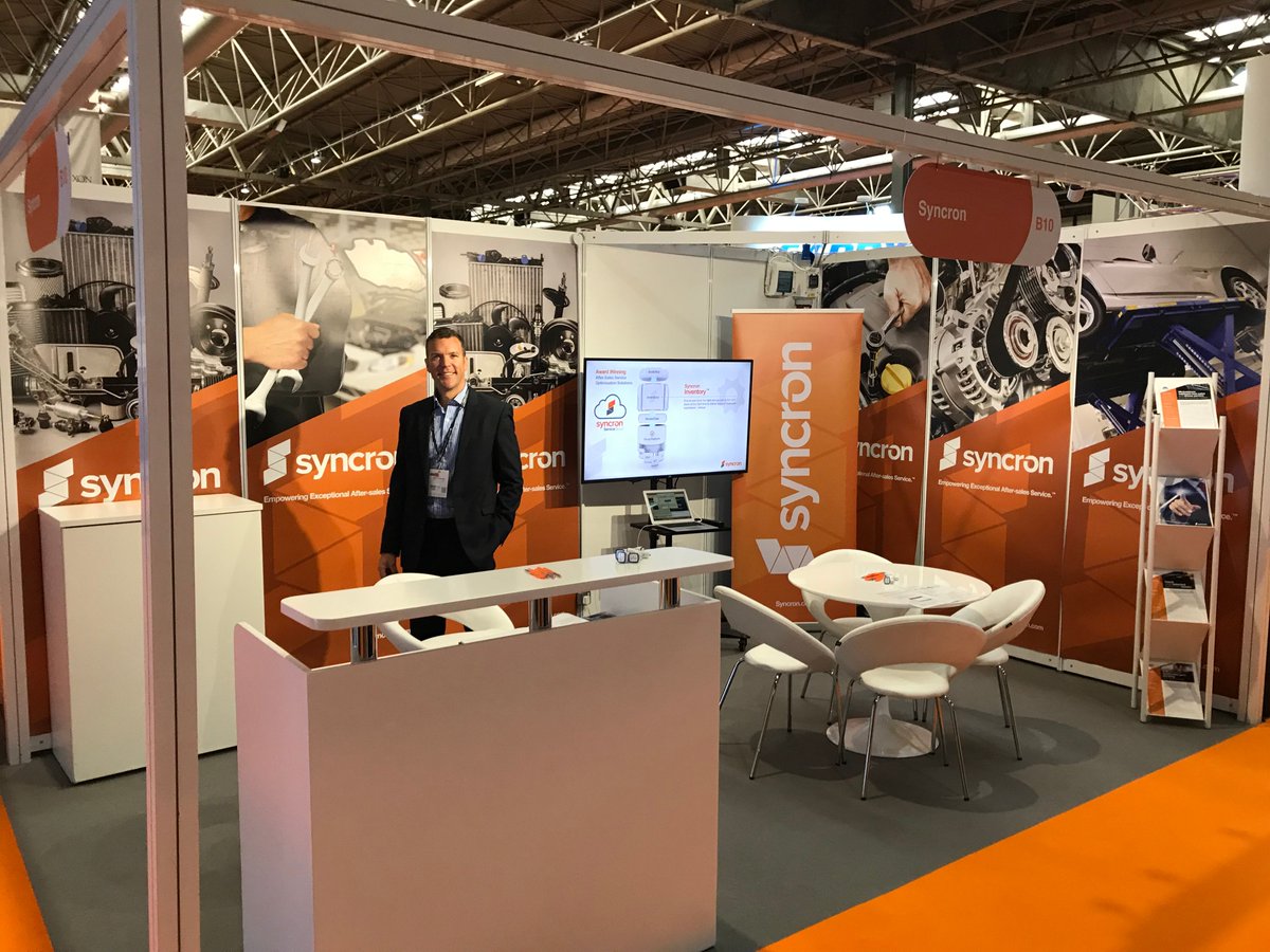 SyncronSCM's tweet photo. Busy day for the global Syncron team! We're at stand B10 @AMchatter #AML2017 in Birmingham, UK, AND at in the exhibitor area at Parts Aftermarket Congress in Sorrento, Italy! Visit us today to discover how to achieve #aftersales service excellence. https://t.co/xhCNw9VwyO https://t.co/59lM4O8iSI
