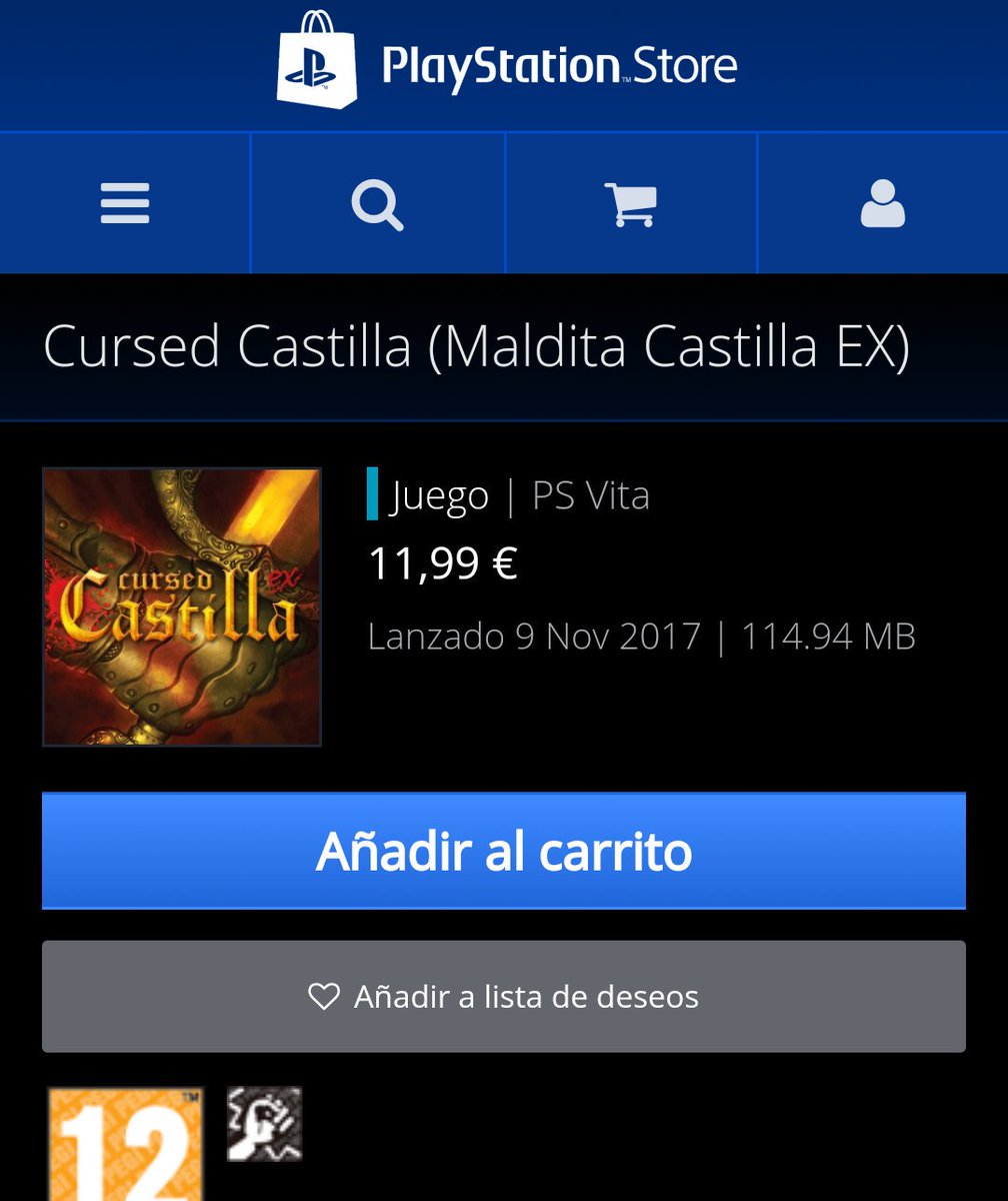 Locomalito's tweet photo. #CursedCastillaEX is already out for PS Vita! https://t.co/a99evI4JVB