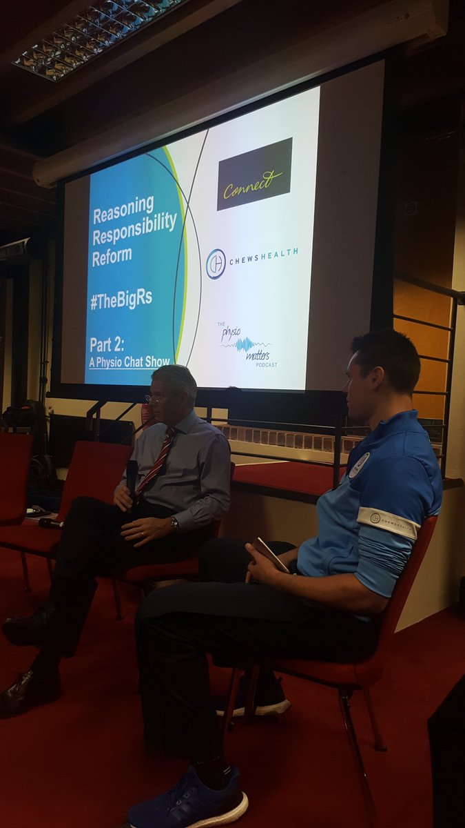 DaniBrailsford's tweet photo. *FIRST TWEET ALERT* Jon Lowe  @Connect_Health_ says "we must improve consistency within physiotherapy- variability is the enemy of efficiency #TheBigRs https://t.co/Uos6CJPnlW