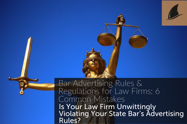 IM_Geeks's tweet image. Bar Advertising Rules &amp;amp; Regulations for Law Firms: 6 Common Mistakes Black Fin bit.ly/2AoFuQe