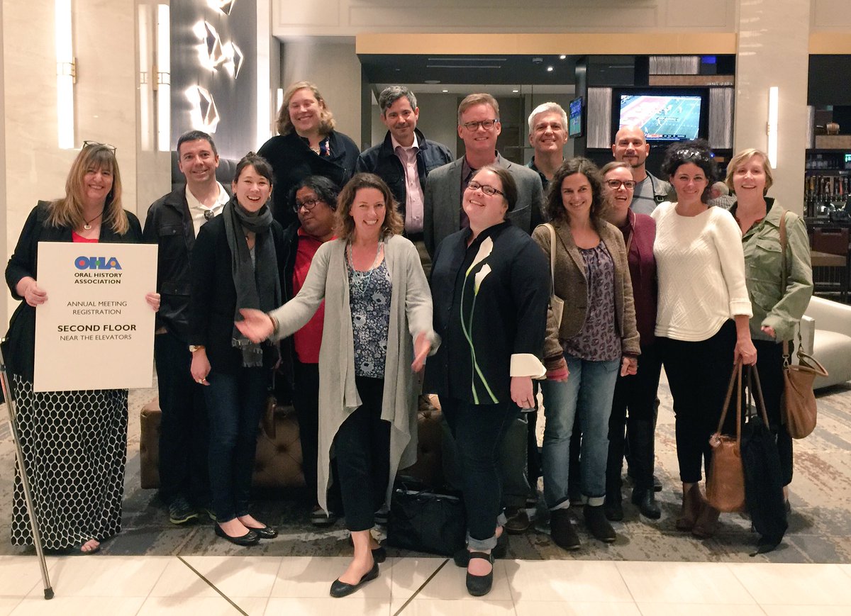 oralhistory's tweet photo. #ThrowbackThursday to #OHA2017 We are counting 📆 down the days until #OHA2018 in Montreal 🎤🇨🇦⏰ https://t.co/Kh52EnQEjM