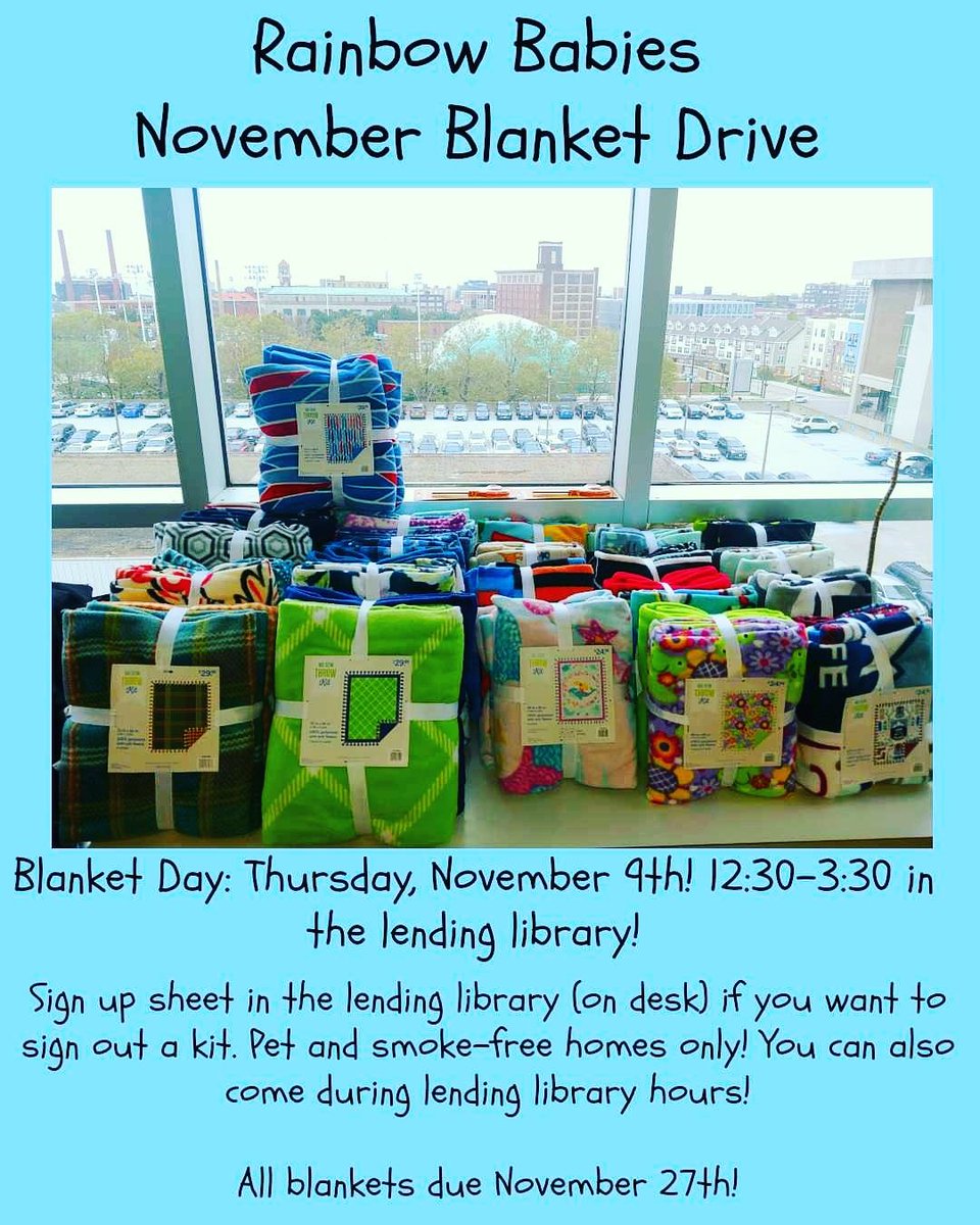 CSSMT_'s tweet photo. Don't forget! BLANKET DAY IS TODAY!!! LENDING LIBRARY 425 12:30-3:30

We have quite a few we need to get done, and only 4 awesome CSSMT members that have signed out blankets, so we'd love your help! Can't wait to see you! 

#BlanketMakingTime #ComeHang https://t.co/hfWsrEdanr