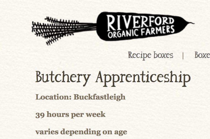 DrPhil_LeGrice's tweet photo. hi @exeterhour Super apprenticeship opportunity with iconic  @Riverford supported by @DuchyCollege @Clarke72Roger #food #Foodie https://t.co/j5DDAAlrTa