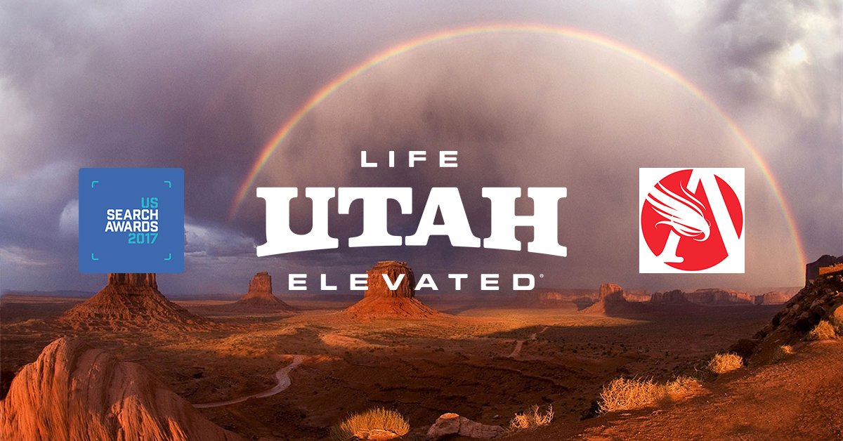 aristotlelabs's tweet photo. @AristotleBuzz  and @VisitUtah  have won the “Best Use of Search for Travel/Leisure” award for Utah’s Road to Mighty® campaign at the 2017 @USsearchawards at @Pubcon  in Las Vegas!

https://t.co/isymzfCV4b

#Pubcon2017 #USsearchawards #Utah
@Marketing4Innov @Searchmetrics https://t.co/wikvHkEVvK